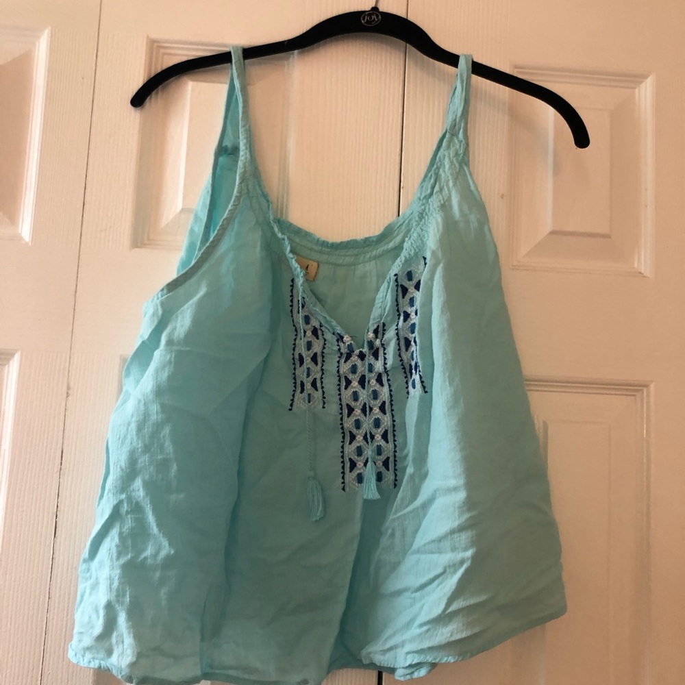 Blue Hollister blouse